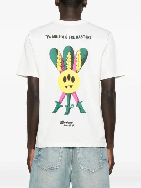 Tričko Barrow s potiskem bílé