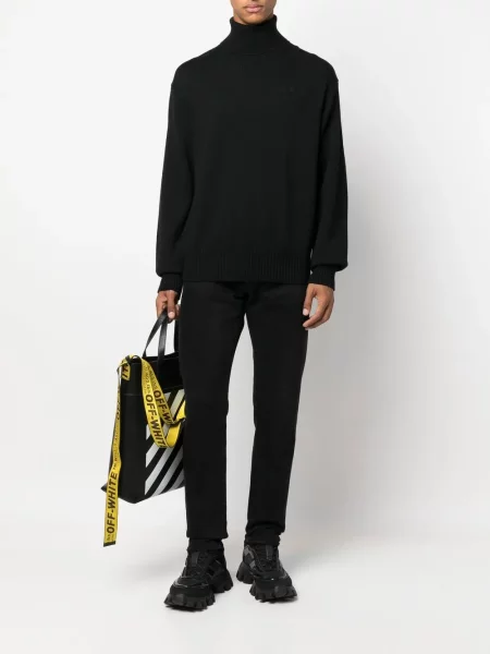 Vlněný svetr Off-white bílý