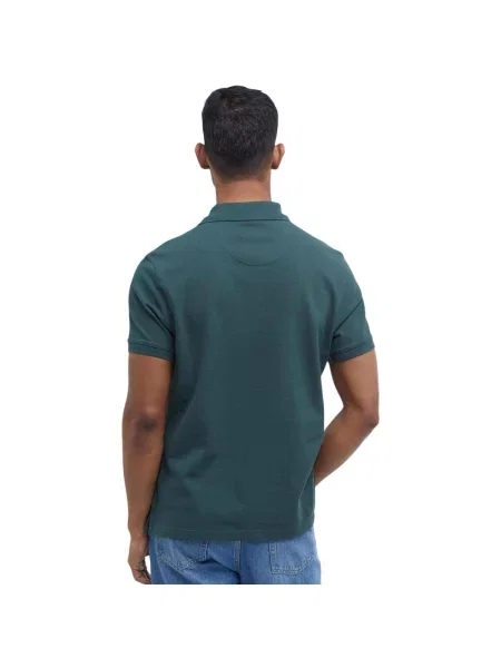 Tricou Barbour în carouri verde