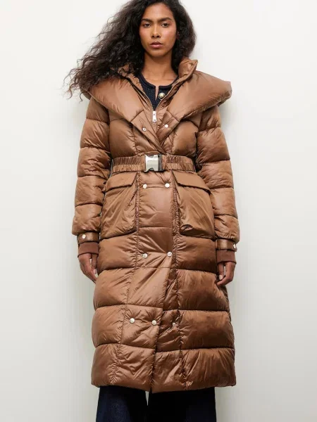 Answear.LAB kurtka zimowa brązowy