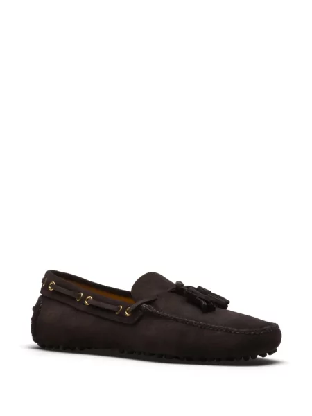 Półbuty Car Shoe zamszowe brązowe