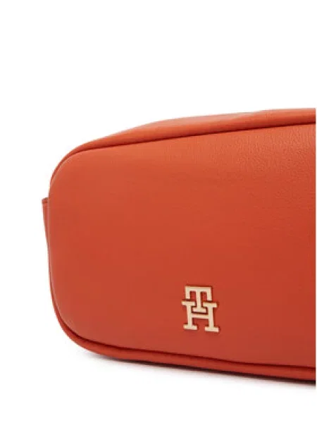 Tommy Hilfiger Ročna torba Th Logotape Camera Bag oranžna