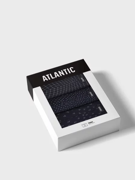 Боксеры Atlantic синие