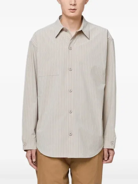 Prugasta košulja Off Duty smeđa