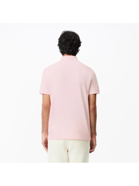 Lacoste Koszulka Polo Paris Stretch Piqué Regular Fit różowa