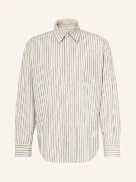 Allsaints Košile Roma Oversized Fit krémová modrá