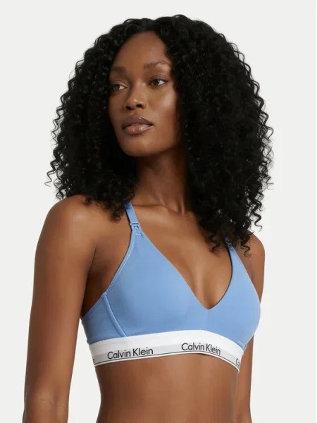 Calvin Klein Underwear Sutien Bralette celest albastru