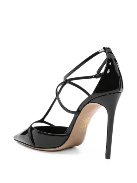 Pantofi cu toc Alexandre Birman cu bretele negru