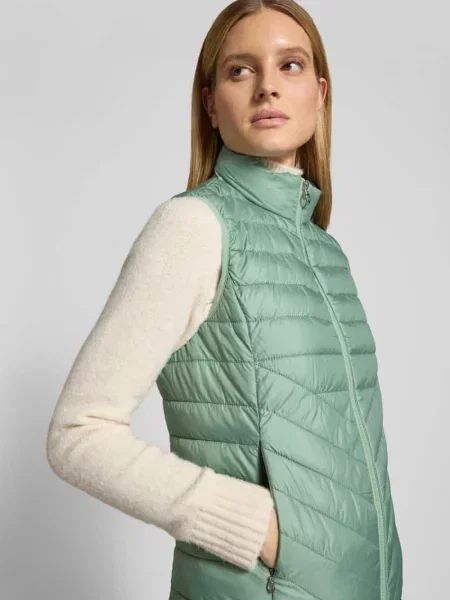 Kamizelka pikowana w kroju regular fit z na błyskawiczny S.oliver Red Label