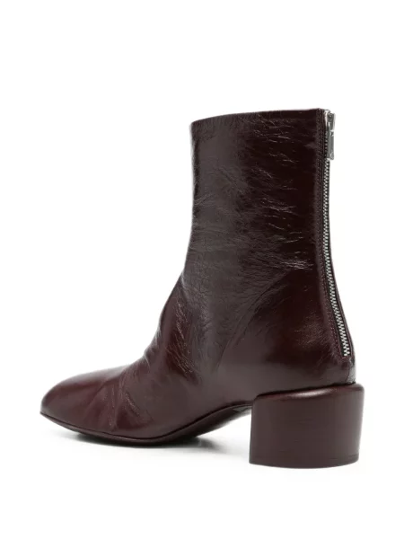 Botine Officine Creative din piele roșu