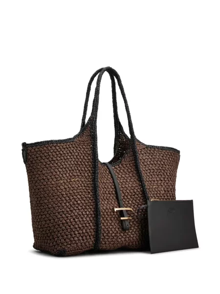 Geantă shopper Tod's maro