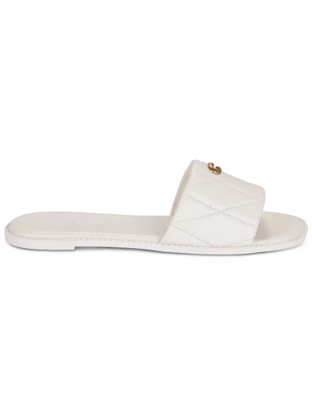 Coach De piele șlapi HOLLY alb