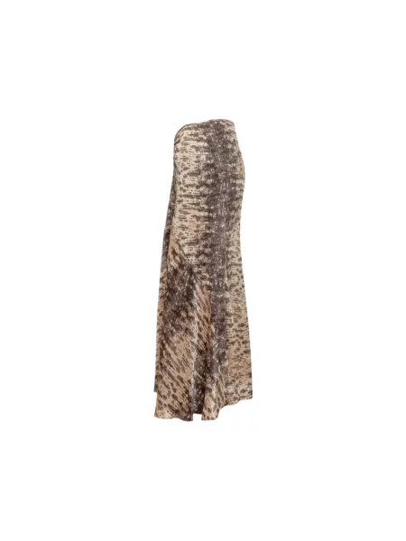 Spódnica midi Isabel Marant beżowa