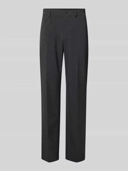 Spodnie szerokie o kroju regular fit z dodatkiem S.oliver Black Label