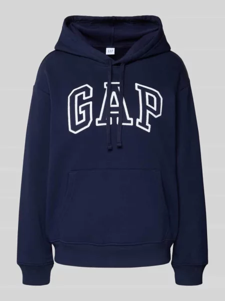Bluza z kapturem i kieszenią kangurką Gap