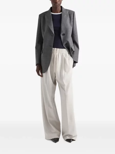 Top Prada tricotate albastru
