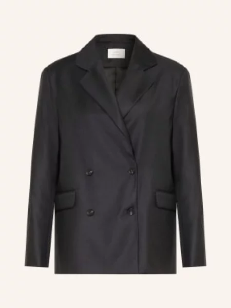 Loulou De Saison Marynarka Oversize Donau schwarz czarna