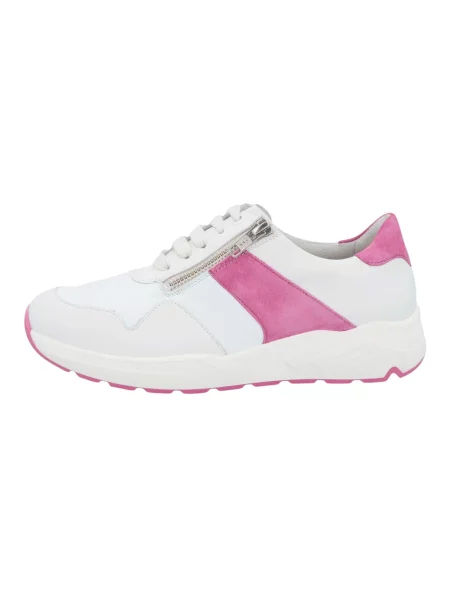 Sneakersy Solidus sznurowane białe
