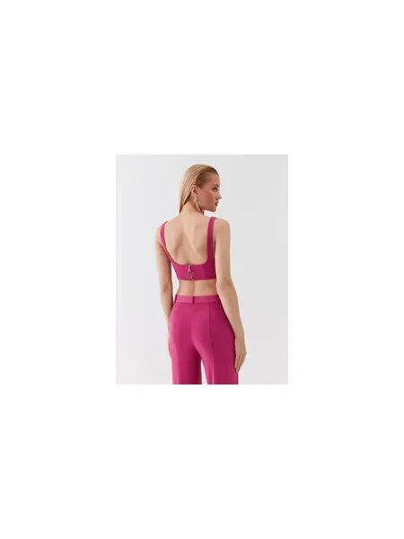 Patrizia Pepe Felső Slim Fit rózsaszín