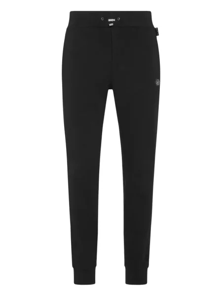 Běžecké kalhoty Philipp Plein se cvočky černé