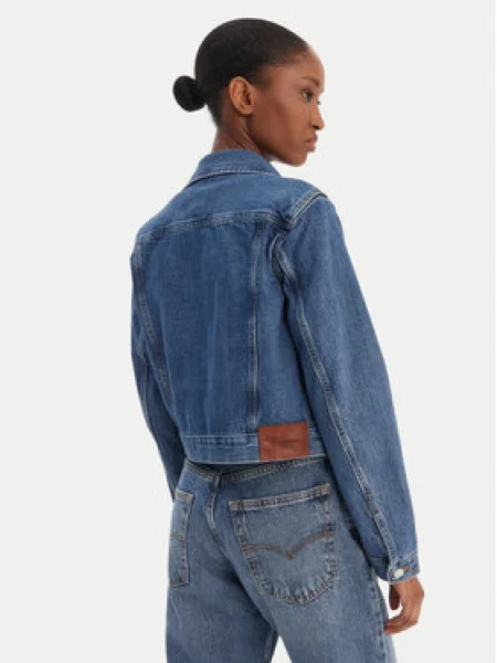 Calvin Klein Jeans Prechodná bunda modrá