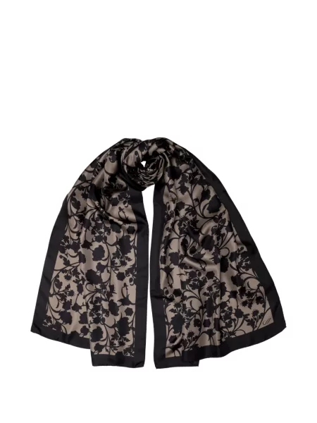Fular Elizabetta cu model floral cu imagine