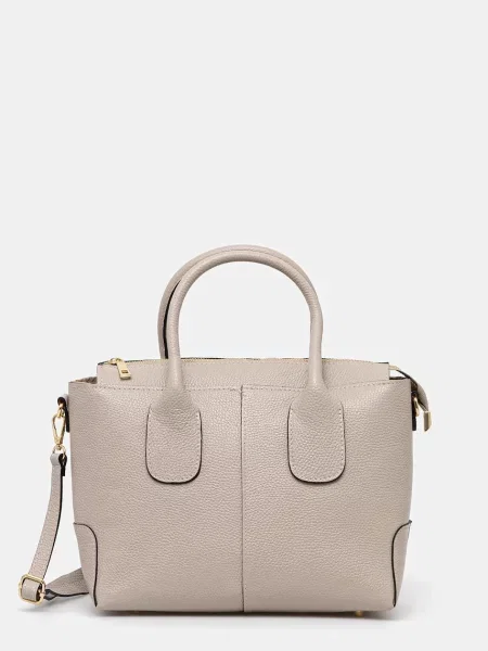 Кожена чанта Answear Lab бежово