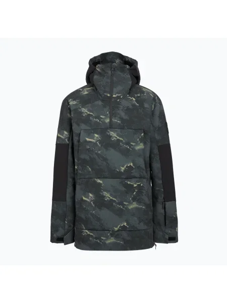 Kurtka snowboardowa 4F multicolour allover czarna