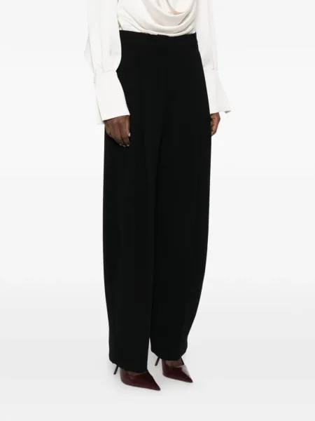 Pantaloni The Andamane plisate negru