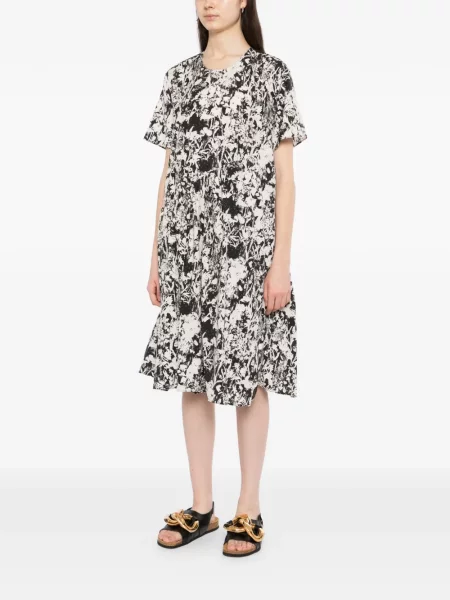 Rochie Jnby cu model floral cu imagine alb