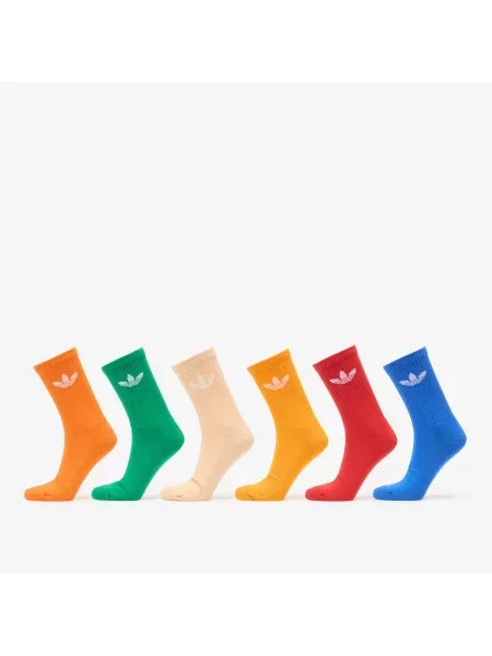 Ponožky adidas Trefoil Cushion Crew Socks Halo Blush/ Blue/ Green S modré