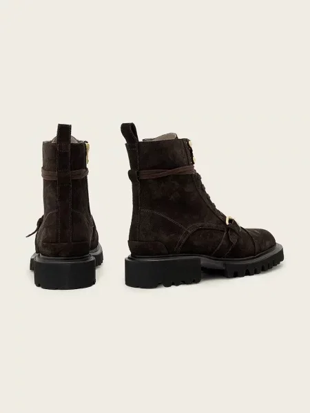Замшевые ботильоны Allsaints