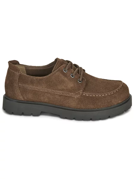 Pantofi Birkenstock din dantelă cu șireturi maro