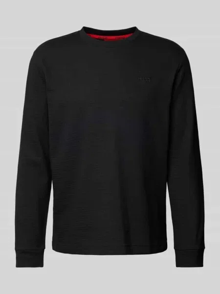 HUGO t-shirt gładki czarny