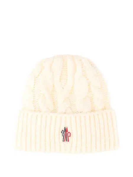 Căciulă Moncler Grenoble tricotate alb