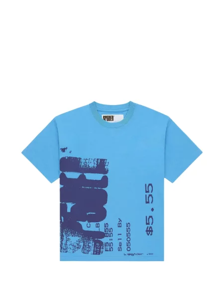 Tricou Sp5der cu imagine albastru