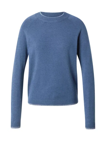 VERO MODA Svetr VMHAPPINESS melír / stříbrná modrý