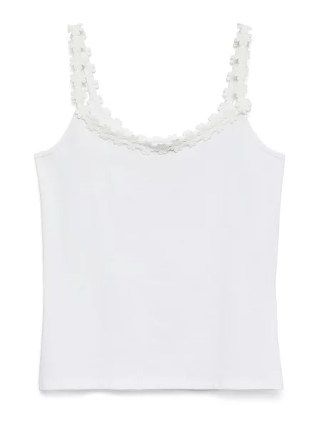 VERO MODA Top VMFLORA' alb