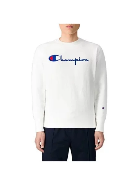 Bluza sportowa Champion Reverse Weave Embroidered Script Logo biała