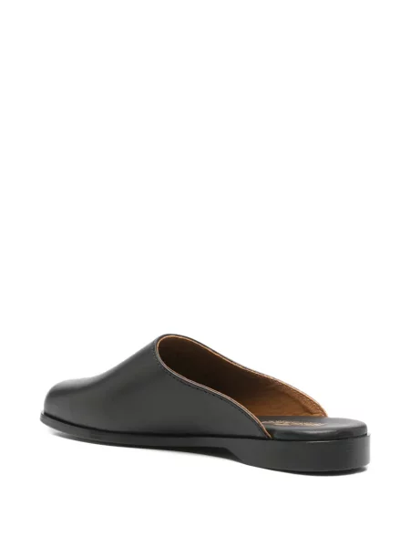 Papuci tip mules Sebago din piele negru