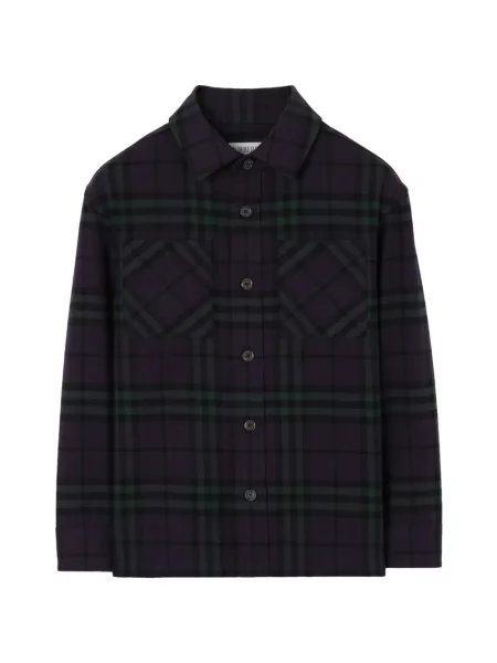 Marškiniai Burberry violetinė