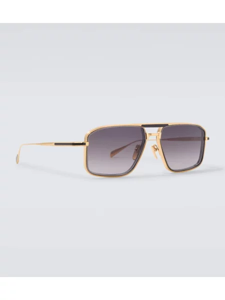 Ochelari de soare aviator Jacques Marie Mage auriu