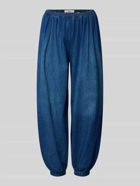 Jeansy o kroju loose fit barrel z mieszanki bawełny model MABEL S' Brax niebieskie