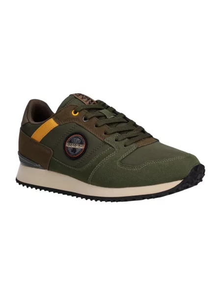 Sneakersy Napapijri zamszowe zielone