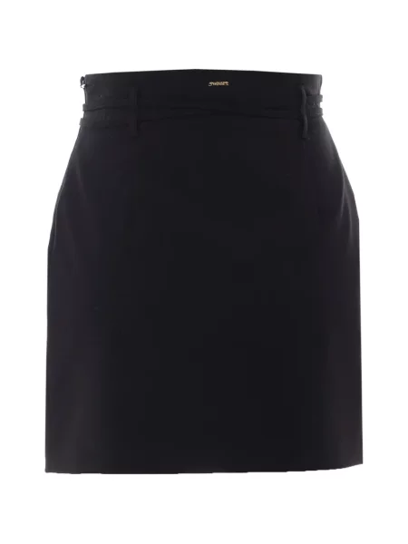 Fusta mini Twinset cu cordon negru