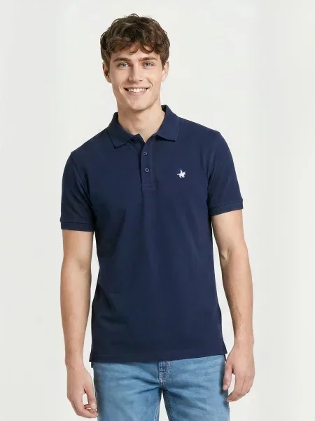TEESHOPPEN Košile Classic námořnická modř