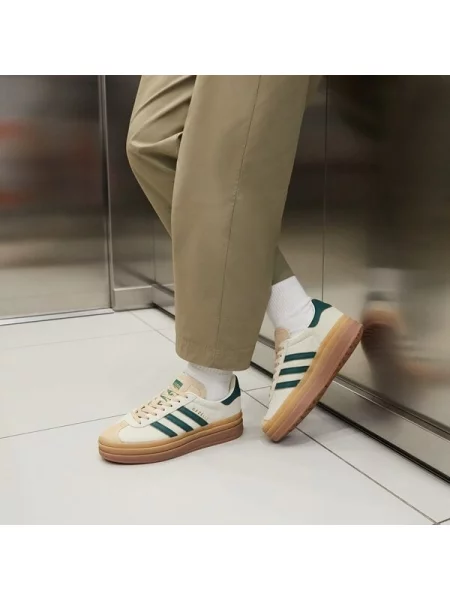ADIDAS ORIGINALS Niske tenisice Gazelle Bold / zelena bež