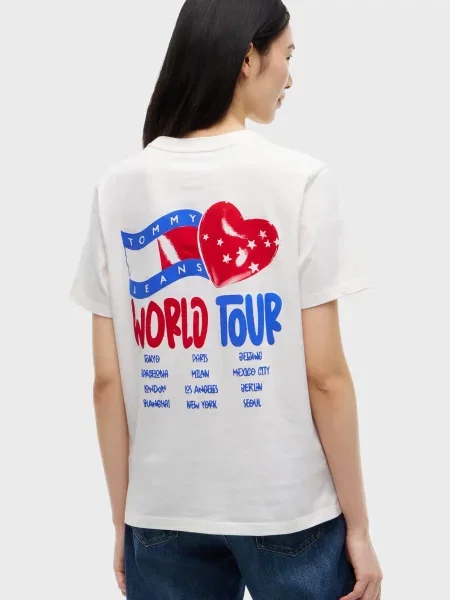 Футболка Tommy Jeans белая