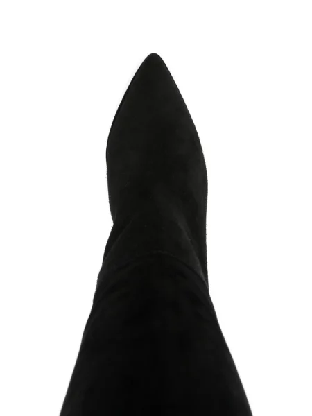 Cizme Casadei din piele de căprioară negru