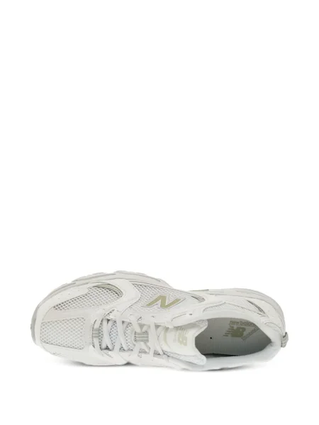 Кожаный плисиран суичър с качулка New Balance черно